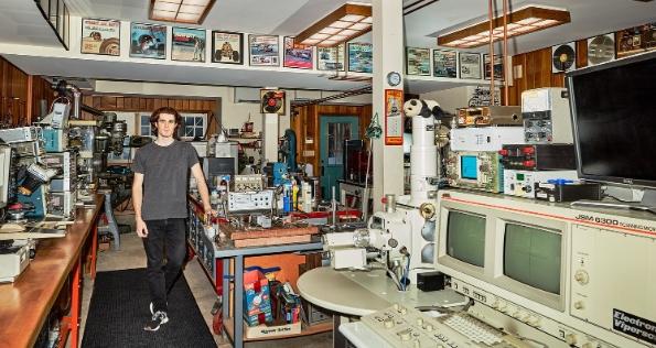 Carnegie Mellon University (CMU) student Sam Zeloof has set up a full-fledged mini-chip manufacturing plant in his garage
